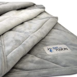 PetFusion Microplush Quilted Pet Gray Blanket