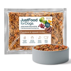 JustFoodForDogs Daily Diets Venison & Squash Frozen Dog Food