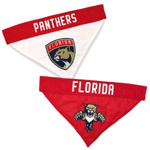 Pets First Florida Panthers Reversible Dog Bandana