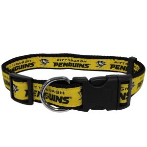 Pets First Pittsburgh Penguins Dog Collar