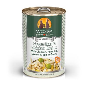 Weruva Classics Green Eggs & Chicken with Chicken, Pumpkin, Greens & Egg in Gravy Wet Dog Food