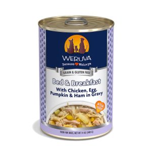Weruva Classics Bed & Breakfast with Chicken, Egg, Pumpkin & Ham in Gravy Wet Dog Food