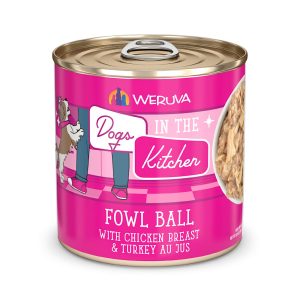 Dogs in the Kitchen Fowl Ball with Chicken Breast & Turkey Au Jus Wet Dog Food