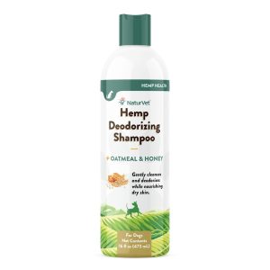 NaturVet Hemp Deodorizing Shampoo for Dogs