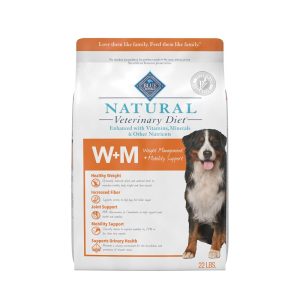 Blue Buffalo Natural Veterinary Diet Weight Management + Mobility Formula Salmon Dry Dog Food