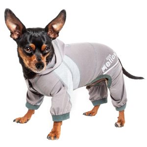 Dog Helios Namastail Lightweight Grey Dog Hoodie Tracksuit