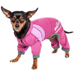 Dog Helios Namastail Lightweight Pink Dog Hoodie Tracksuit