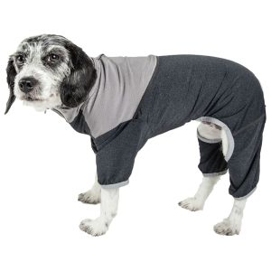 Pet Life Active Embarker Full Body Warm Up Grey Dog Sweaters
