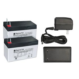 High Tech Pet 2 Battery Kit with Charger for Power Pet Door Operation