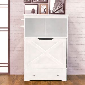Merry Products White Windsor Pet Feeder