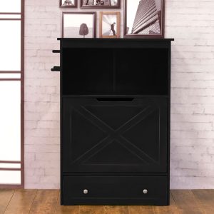 Merry Products Black Windsor Pet Feeder
