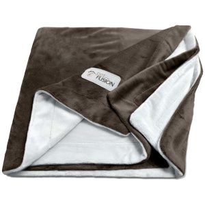 PetFusion Microplush Brown Pet Blanket