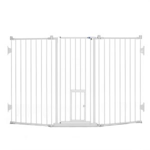 Carlson Pet Products Flexi Gate with Pet Door
