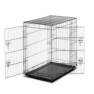 Carlson Pet Products Large Two Door Wire Crate with Divider