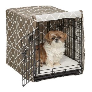 Midwest Quiet Time Defender Brown Crate Cover for Dogs