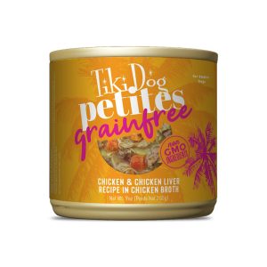 Tiki Dog Petites Grain Free Chicken Wet Dog Food Cans