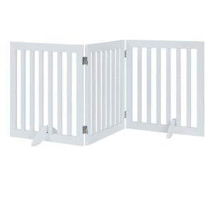 UniPaws Flat White Dog Gate
