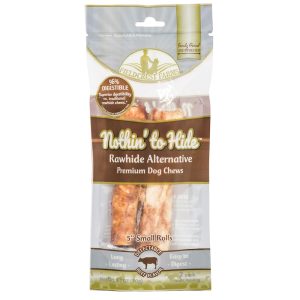 Fieldcrest Farms Nothin' to Hide 5" Small Roll Beef Flavor Dog Chew