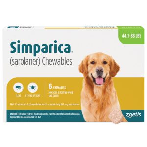 Simparica Chewable for Dogs 44.1-88 lbs.