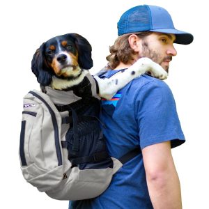 K9 Sport Sack Air Plus 2 Grey Backpack Pet Carrier With Storage