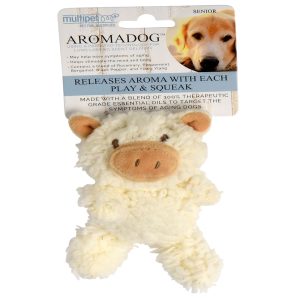 Multipet Aromadog Flattie Pig Senior Dog Toy