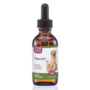 PetAlive Thyro-Pet Liquid Drops Supports Thyroid Gland Functioning for Pets