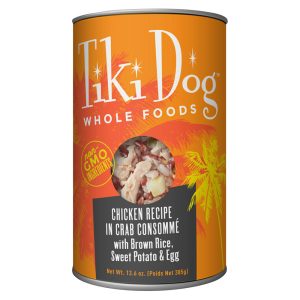 Tiki Dog Whole Foods Chicken Recipe in Crab Consomme Wet Dog Food