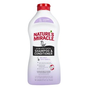 Nature's Miracle Lavender Scented Skunk Odor Control Shampoo & Conditioner for Pets