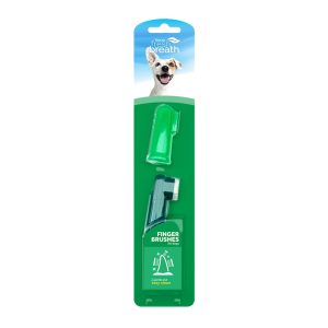 TropiClean Fresh Breath Finger Brushes for Dogs