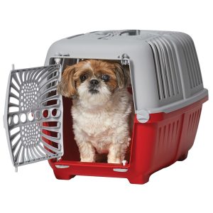 Midwest Spree Plastic Red Pet Travel Carrier