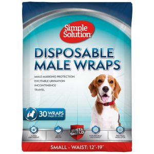 Simple Solution Disposable Male Wrap for Dogs