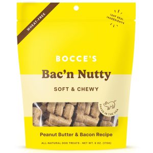 Bocce's Bakery Bac'n Nutty Soft & Chewy Dog Treats