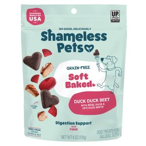 Shameless Pet Treats Duck Beet Soft-Baked Biscuit Dog Treats
