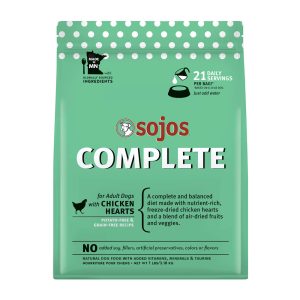 Sojos Complete Adult Grain-Free Chicken Recipe Freeze-Dried Raw Dog Food