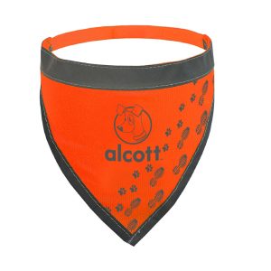 alcott Neon Orange Visibility Dog Bandana