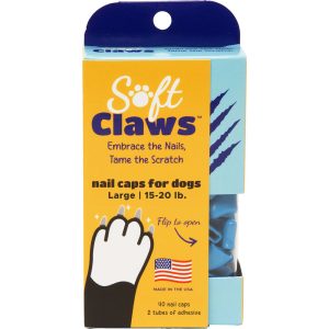 Soft Claws Blue Dog Nail Caps