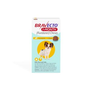 Bravecto 1-Month Chews for Dogs 4.4-9.9lbs