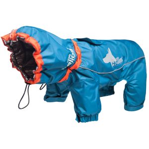 Dog Helios Blue Weather-King Ultimate Windproof Full Bodied Pet Jacket