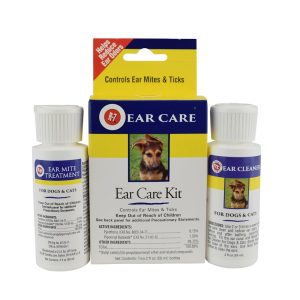 Miracle Care R-7 Ear Mite Treatment Kit for Dogs
