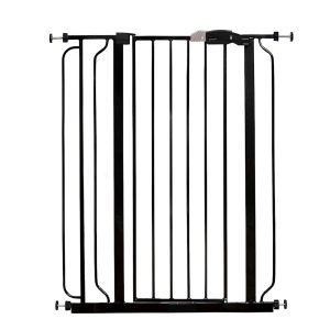 Regalo Black Extra Tall Metal Pet Gate
