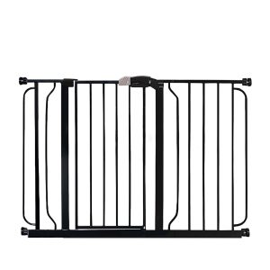 Regalo Black Extra Wide Metal Pet Gate