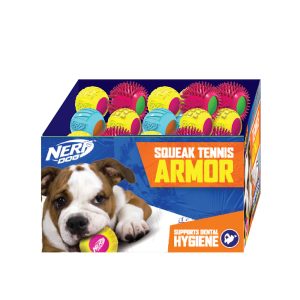 Nerf Armor Assorted Tennis Balls For Dog