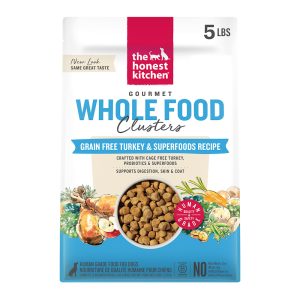 The Honest Kitchen Gourmet Whole Food Clusters Grain Free Turkey & Superfoods Recipe Dog Food