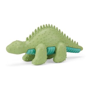 Leaps & Bounds Green Stegosaurus Dental Dog Chew Toy