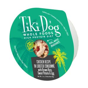 Tiki Dog Whole Foods Chicken Recipe in Lobster Consomme Wet Dog Food