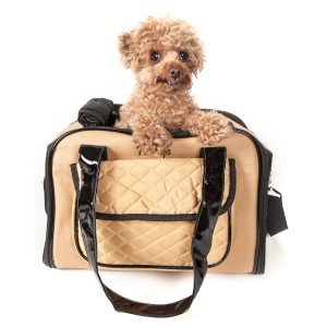 Pet Life Brown Airline Approved Mystique Fashion Pet Carrier