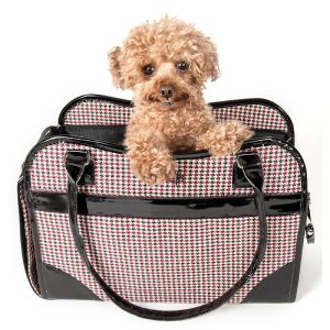Pet Life Red Exquisite' Handbag Fashion Pet Carrier