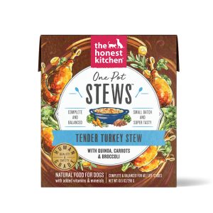 The Honest Kitchen One Pot Stews: Tender Turkey Stew with Quinoa, Carrots & Broccoli Wet Dog Food