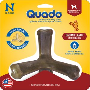 N-Bone Quado Bacon Flavor Interactive Medium Dog Treats