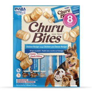 Inaba Churu Bites Chicken Wraps Chicken with Cheese Recipe Dog Treats